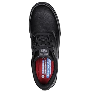 shiromani peaker's leg 黒 Amazon.com: Skechers Men's Poppy Slip-Resisting Work Shoes